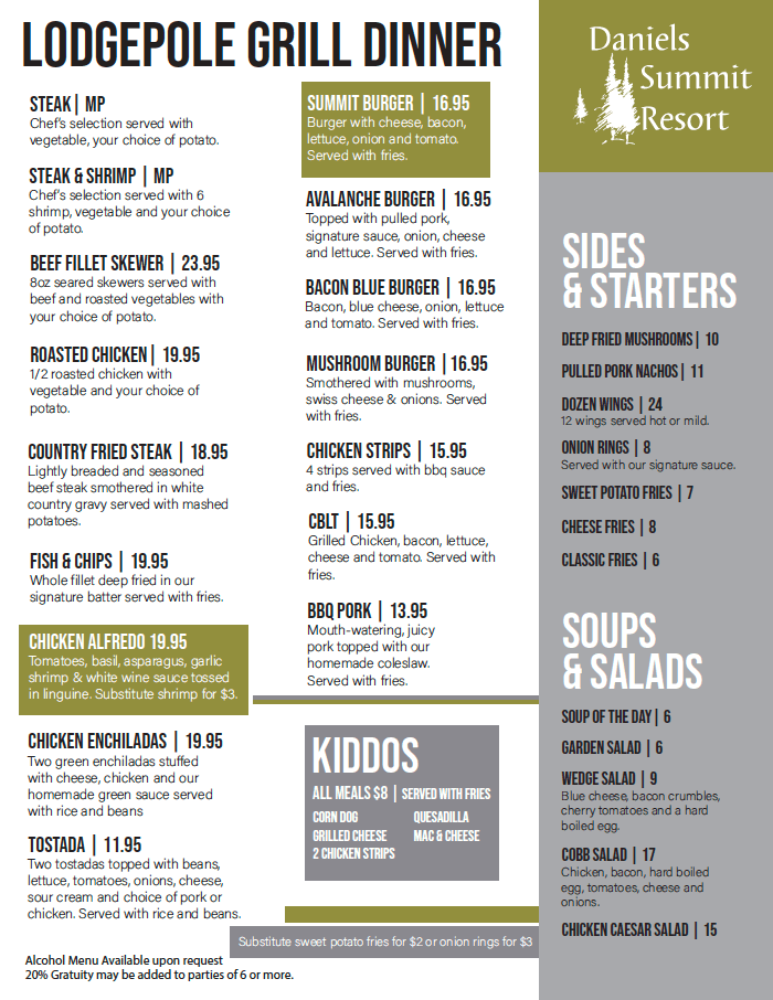 daniels-summit-dinner-menu