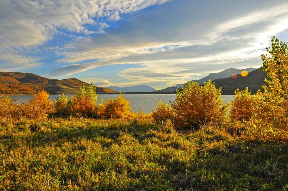 jordanelle state park in fall