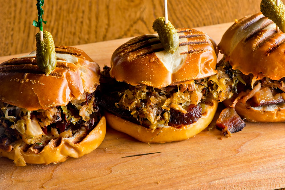 bbq bacon sliders